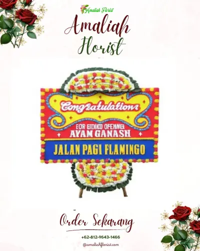 Bunga Papan Congratulation di Guwang